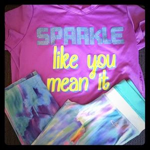 Combo! Girls Athletic apparel, shirt and Capris